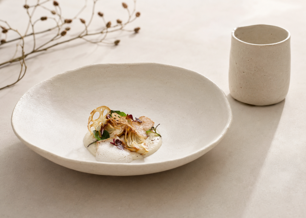 Platos de cerámica artesanal para restaurantes